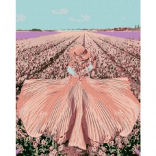 Картина по номерам "Поле тюльпанов"