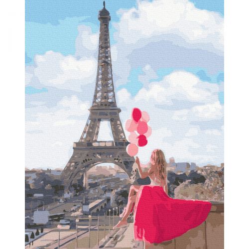 Картина за номерами "Одного разу в Парижі" (Rainbow Art)