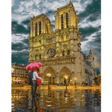 Картина по номерам "Храм в центре Парижа"