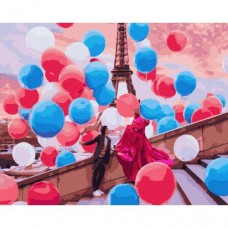 Картина по номерам "Воздущный Париж"