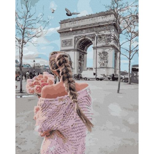 Картина по номерам "Весна в Париже" (Rainbow Art)