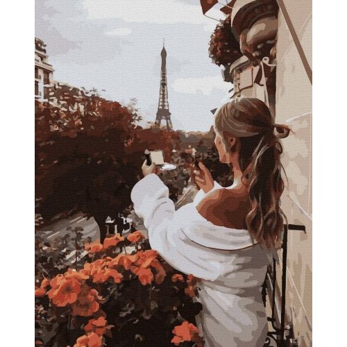 Картина за номерами "Ранок в Парижі" (Rainbow Art)
