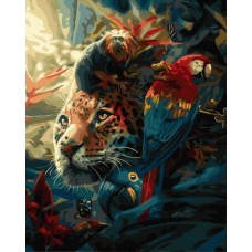 Картина по номерам "Бенгальский тигр"