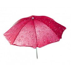 Зонт пляжный "Капельки" (розовый)