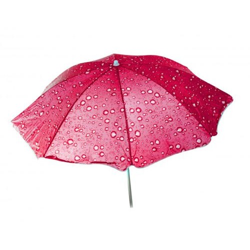 Зонт пляжный "Капельки" (розовый) (MiC)
