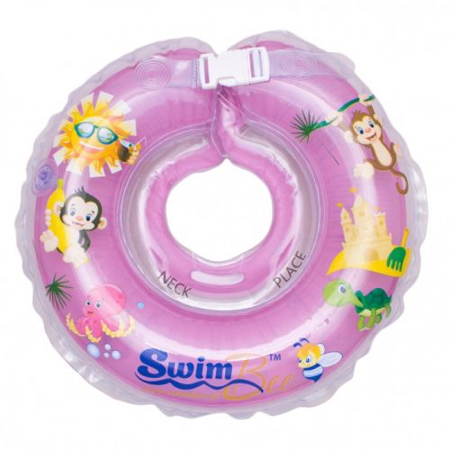 Круг для купания младенцев, фиолетовый (SwimBee)