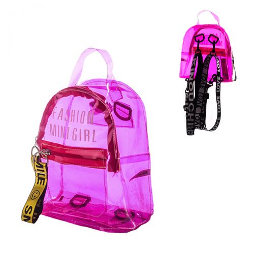 Рюкзак прозрачный "Fashion mini girl", розовый (MiC)