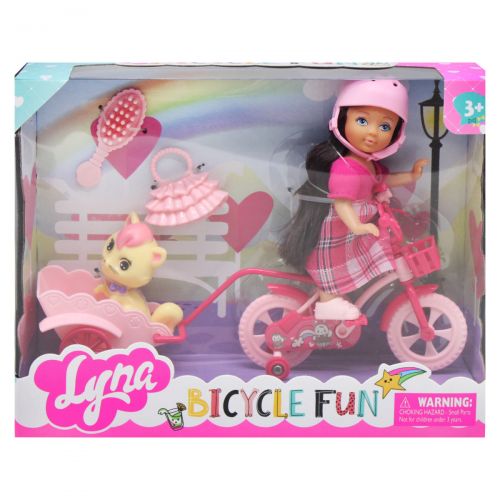 Ігровий набір "Лялька Мілана на велосипеді", вид 1 (MiC)