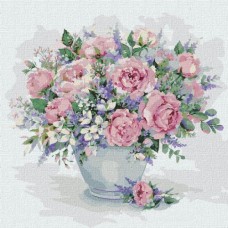 Картина по номерам "Волшебный аромат роз" ★★★★★