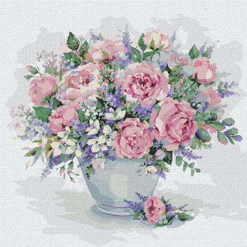 Картина за номерами "Чарівний аромат троянд" ★★★★★ (Идейка)