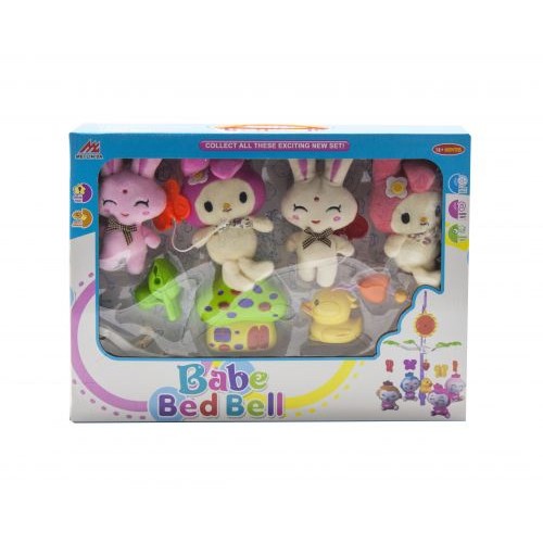 Музыкальная карусель "Babe Bed Bell: кролики" (MEI LIN DA)