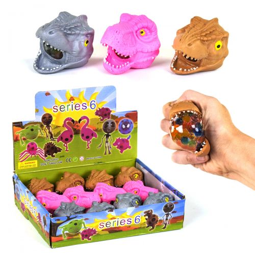 Набор игрушек антистресс с орбизами "Динозавр" (12 шт) (MiC)