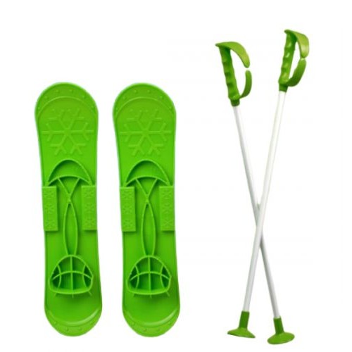 Детские лыжи "SKI BIG FOOT" (зеленые) (MARMAT)