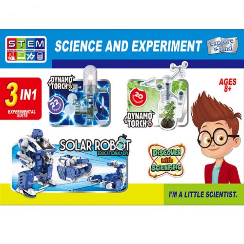 Уценка. Исследовательская лаборатория "Science and Experiment" 3 в 1 - повреждена упаковка (YG Toys)