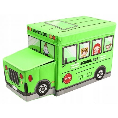 Пуф-корзина для іграшок "Шкільний автобус" (MiC)