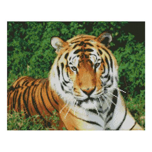 Алмазная мозаика "Взгляд тигра" (Strateg)