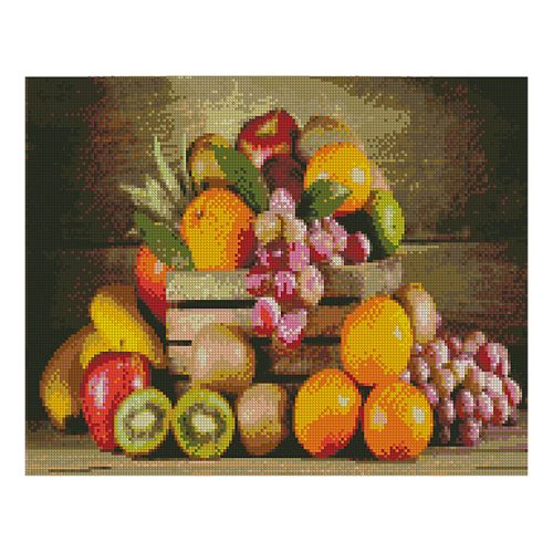 Алмазна мозаїка "Ящик з фруктами" (Strateg)