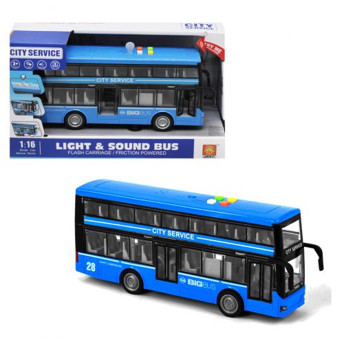 Автобус "City service" синий (WENYI)