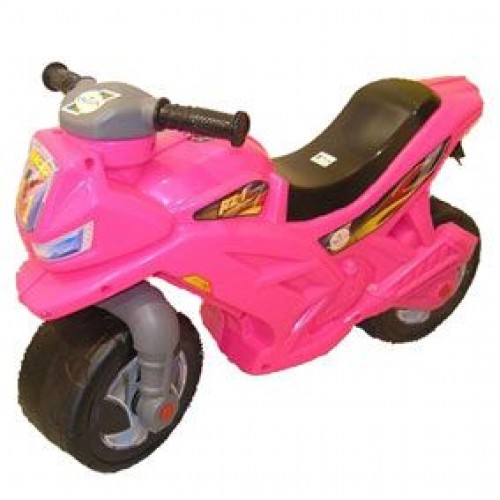 Мотоцикл 2-х колесный, розовый (Орион)