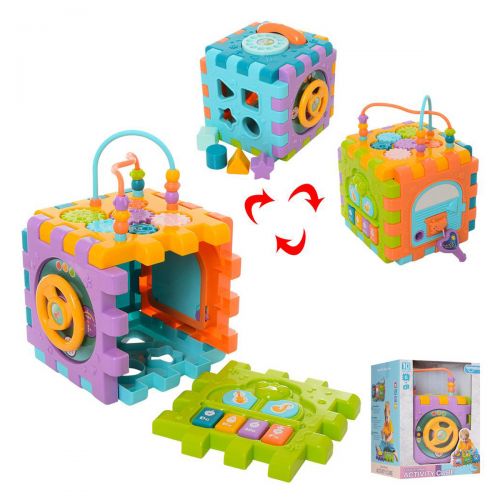 Интерактивная игрушка "Логический куб" (HUANGER)