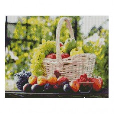 Алмазная мозаика "Корзина с фруктами"