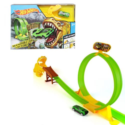 Трек с запуском "Hot Wheels: T-Rex Attack" (MiC)