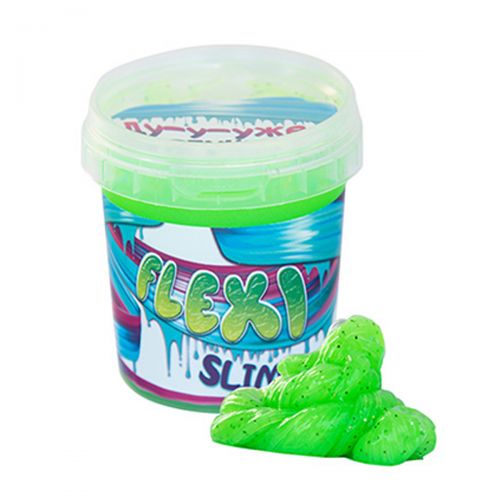 Слайм "Flexi Slime" 125 г, зелёный (Strateg)