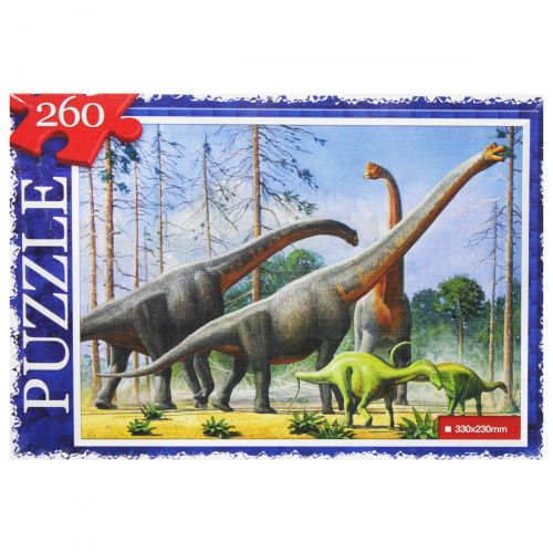 Пазлы Динозавры 260 элементов