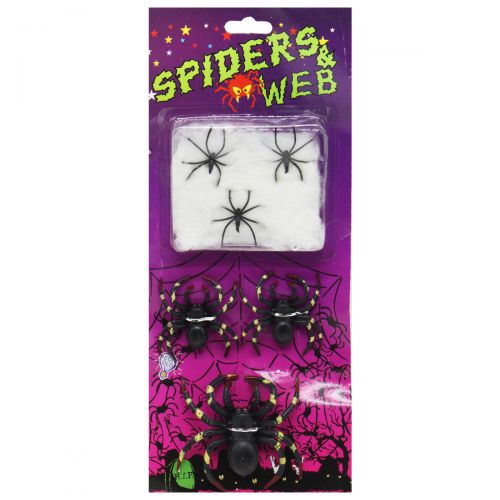 Набір декору з павуками "Halloween" (MiC)