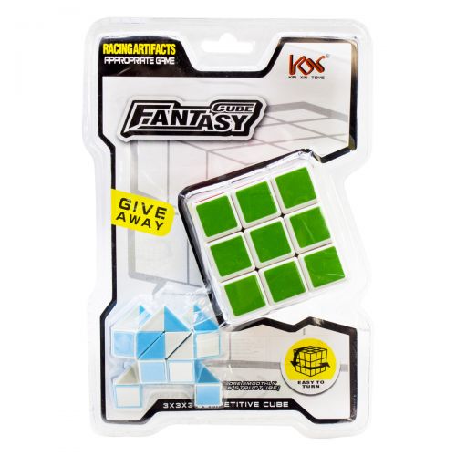 Кубик Рубика "Cube Fantasy" 3 х 3 и головоломка (Kri Xin Toys)
