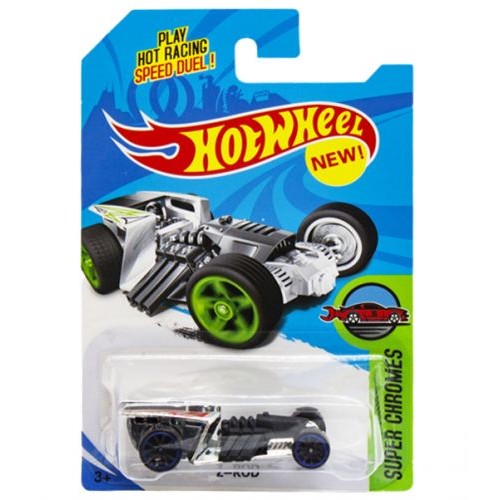 Машинка "Hot Wheel", металлопластиковая "Z-ROD", серебристая (MiC)