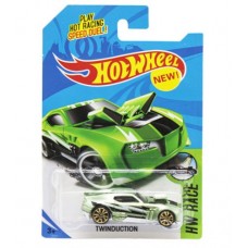 Машинка "Hot Wheel", металлопластиковая "Twinduction", салатовая