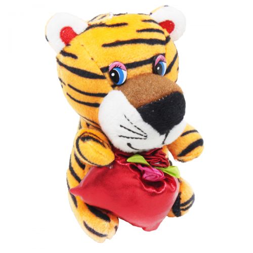 Мягкая игрушка тигр "Символ года" (оранжевый) (MiC)