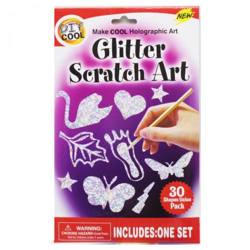 Гравюра "Glitter Scratch Art" Вид 1 (DIY Cool)