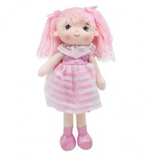 Кукла мягкая, розовый
