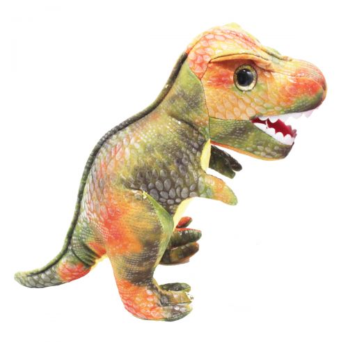 Іграшка м'який динозавр "Ті-рекс" (помаранчевий) (MiC)