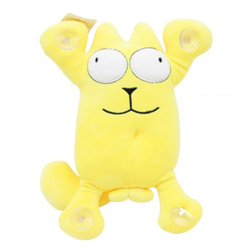 Іграшка на присосках "Кот Саймон" жовтий, висота - 34 см (MiC)