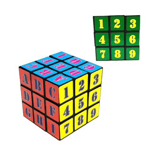 Кубик Рубика с цифрами и буквами 3 х 3 х 3 (MiC)