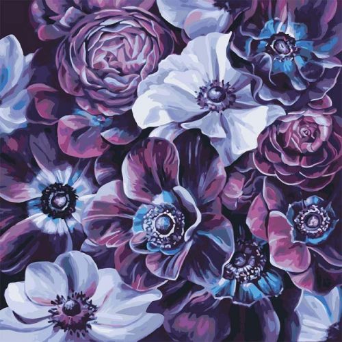 Картина за номерами "Пурпурне різноманітність худ. Діана Тучс" (Идейка)