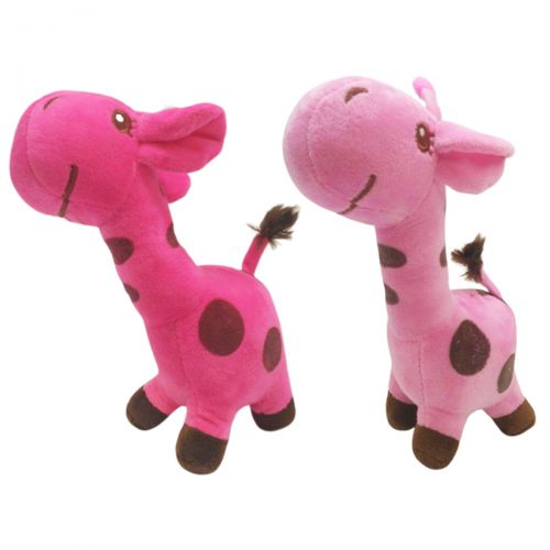 Мягкая игрушка "Жираф" (розовый) (MiC)