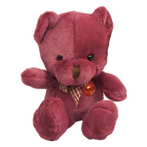 М'яка іграшка "Ведмідь", 25 см (малиновий) (MiC)