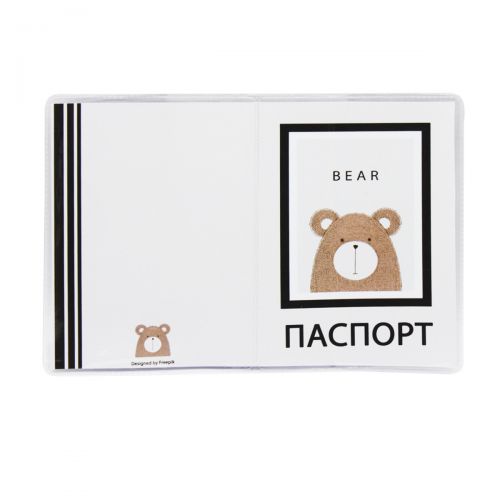 Обкладинка на паспорт "Ведмедик" (MiC)