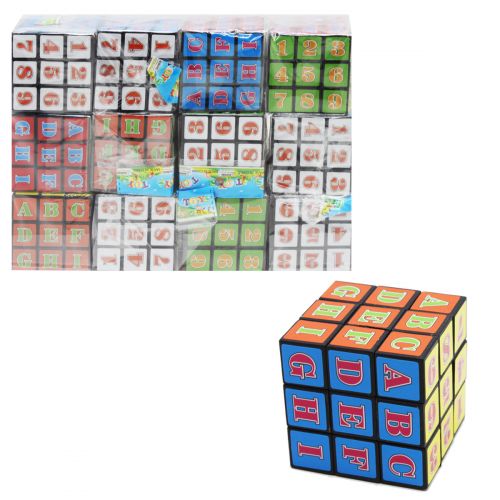 Кубик Рубика з цифрами та буквами, 6 шт (MiC)