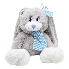 Плюшевий заєць в блакитному шарфі (52 см)