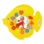 Сортер- годинник "Рибка" жовтий (Kinderway)