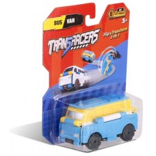 Машинка трансформер 2 в 1 "Trans Racers", автобус и микроавтобус