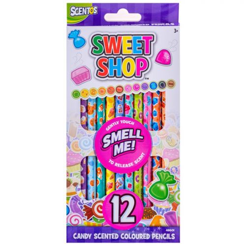 Набір ароматизованих олівців "Sweet Shop", 12 олівців (MiC)