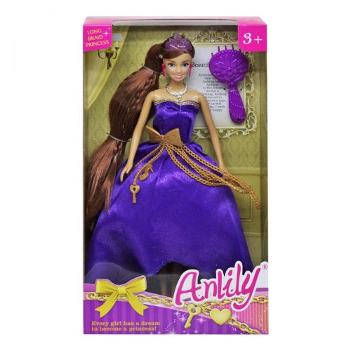 Кукла "Anlily" в фиолетовом платье (MiC)