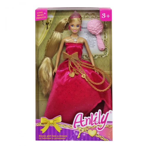 Кукла "Anlily" в розовом платье (MiC)