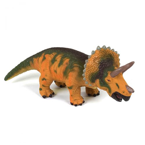 Динозавр резиновый "Трицератопс", со звуком (MiC)